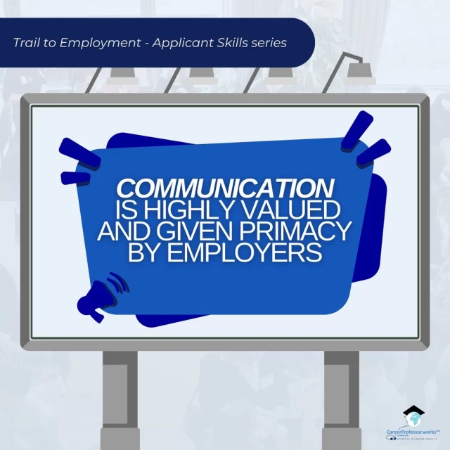 What gets you hired? We've asked employers and created a series of blog posts on the top 5 skills that were mentioned. #1 COMMUNICATION! Why? If in doubt, we advise you to read the post 🙊