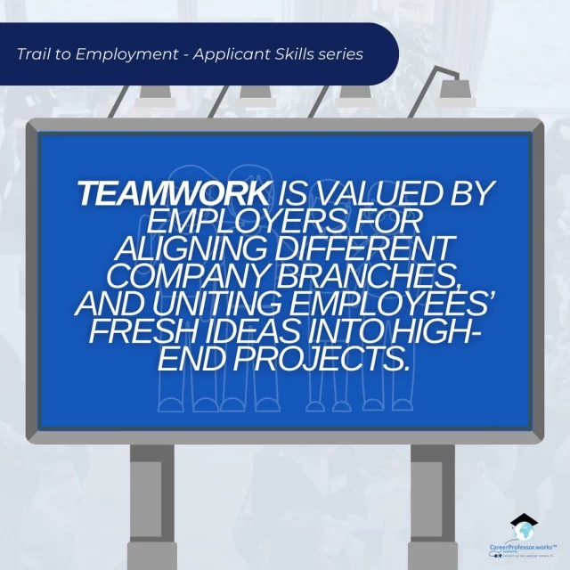 Is there any job out there that does not require teamwork skills? When we asked employers, it was clear that teamwork is an essential skill for job market success. #employability #skills #skillsforthefuture #blogpost #studyabroad #employervoice #whatgetsyouhired