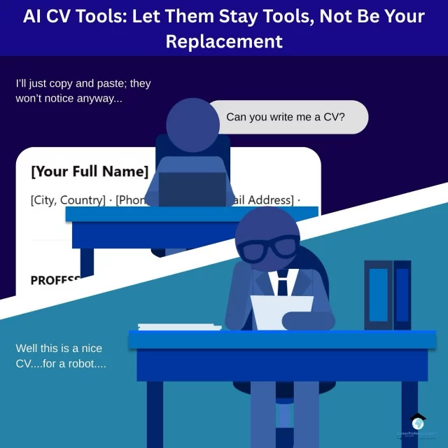 AI is definitely a useful tool, also in CV writing. But think twice how to use it. If you decide to get help from #chatgpt make sure it is value-added. Read this CP blogpost for more info (link in bio). #cv #jobhunting #ai and do think about your #energyconsumption